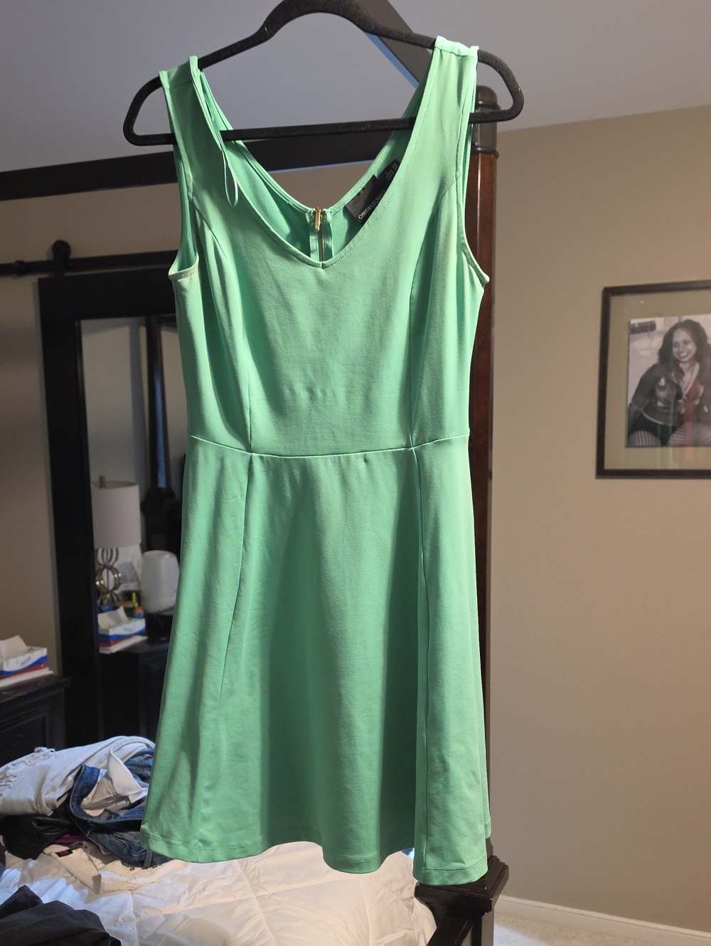 Cynthia Rowley Mint Green Sleeveless Fit & Flare Dress